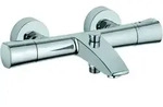 Kludi Zenta Wannenthermostat 351010538 Aufputz chrom
