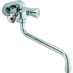 Kludi Spezial Wannenarmatur 254110515 chrom, Kunststoff Terraluxgriff