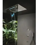 Herzbach Living Spa Farblicht-Regenbrause 11.663480.2.01 Edelstahl poliert,