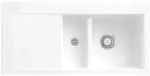 Villeroy und Boch Subway Fl&auml;chenb&uuml;ndige Sp&uuml;le 67121FR1 Becken rechts, mit