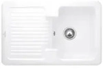 Villeroy & Boch Condor Einbausp&uuml;le 674501R1 mit Ablaufgarnitur und Handbet&auml;tigung,