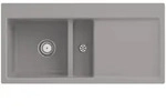 Villeroy und Boch Subway Fl&auml;chenb&uuml;ndige Sp&uuml;le 67701FKD Becken links, mit