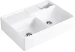 Villeroy und Boch Sp&uuml;lstein Doppelbecken 632392KG Ablaufgarnitur,