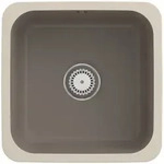 Villeroy und Boch Unterbausp&uuml;le 670302TR mit Ablaufgarnitur, Exzenterbet&auml;tigung,