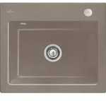 Villeroy und Boch Subway 60 S Einbausp&uuml;le 330902TR mit Ablaufgarnitur,