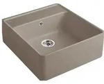 Villeroy und Boch Sp&uuml;lstein Einzelbecken 632061TR Ablaufgarnitur, Handbet&auml;tigung,