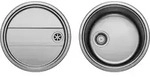 Blanco Rondoset Sp&uuml;le 513310 47x39cm, Edelstahl B&uuml;rstfinish, 3 1/2" Korbventil