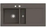 Villeroy und Boch Subway 60 Einbausp&uuml;le 677002TR links, mit Ablaufgarnitur,