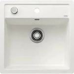 Blanco Sp&uuml;le 518532 50,5x50cm, PuraDur wei&szlig;, mit Ablauffernbedienung