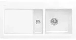 Villeroy und Boch Subway Fl&auml;chenb&uuml;ndige Sp&uuml;le 67122FR1 Becken rechts, mit