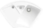 Villeroy und Boch Arena Eck Ecksp&uuml;le 672901R1 Ablaufgarnitur, Handbet&auml;tigung,