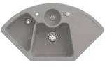 Villeroy und Boch Solo Eck Ecksp&uuml;le 670802KD Ablaufgarnitur, Exzenterbet&auml;tigung,