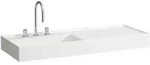 LAUFEN Kartell Waschtisch 8133320008151, 120x46cm, wei&szlig;, Ablage rechts, 2