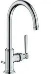 hansgrohe Axor Montreux Waschtischarmatur 16517000 mit Zugstange, chrom, Ausladung