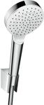 hansgrohe Crometta 1jet Wannenset 26690400 125 cm, weiss-chrom, Comfortflex