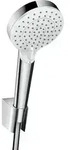 hansgrohe Crometta Vario Wannenset 26694400 160 cm, weiss-chrom, EcoSmart,