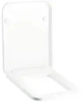 Geberit Era WC-Sitz 574510000 wei&szlig;, mit Deckel, Scharniere verchromt, mit
