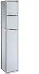 Emco Asis Unterputz-WC-B&uuml;rstengarnitur 978305052 809 mm, aluminium/aluminium,