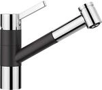 Blanco Tivo-s K&uuml;chenarmatur 517610 ausziehbar, SILGRANIT-Look anthrazit/chrom
