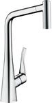 hansgrohe Metris M71 320 K&uuml;chenarmatur 14820000 chrom, Auslauf schwenkbar, Brause