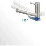 Villeroy und Boch K&uuml;chenarmatur Como Window 925800LC 8,6 l/min, umlegbar,