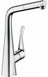 hansgrohe Metris M71 K&uuml;chenarmatur 320 14821000 chrom, schwenk- und...