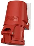 Mennekes Wandsteckdose mit TwinCONTACT 32 32A, 400V, IP44, 6H, 32