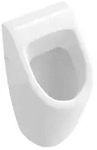 Villeroy & Boch Absaugurinal Subway 751300R1 weiss mit Ceramicplus, Zulauf verdeckt