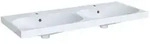 Geberit Acanto Doppelwaschtisch 500627012 120 x 48,2 cm, mit Hahnl&ouml;chern, mit