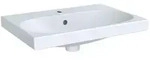 Geberit Acanto Waschtisch 500631018 60 x 42,2 cm, mit Hahnloch, mit &Uuml;berlauf, wei&szlig;