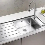 Blanco Andano xl 6 s-if Sp&uuml;le 522999 100 x 50 cm, Edelstahl Seidenglanz, rechts,
