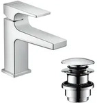 hansgrohe Metropol 100 Waschtischarmatur 32500000 chrom, f&uuml;r Handwaschbecken, mit