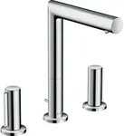 Axor Uno 3-Loch Waschtischarmatur 45133000 chrom, mit Zerogriff, mit...