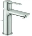 Grohe Lineare XS-Size Waschtischarmatur 32109DC1 Supersteel, mit Ablaufgarnitur