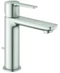 Grohe Lineare S-Size Waschtischarmatur 32114DC1 supersteel, mit Ablaufgarnitur