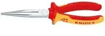 KNIPEX Flachrundzange mit Schneide 2616200, 200mm Mehrkomponenten-Griffen 200mm