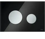 TECELoop Bet&auml;tigungsplatte 9240655 Glas schwarz, Tasten chrom matt