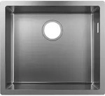 Hansgrohe S719-U500 Unterbausp&uuml;le 43427800 Edelstahl, 1 Hauptbecken