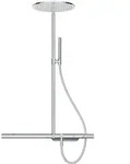 Hansgrohe Axor 800 Showerpipe 27984000 chrom, mit Thermostat, Kopfbrause und