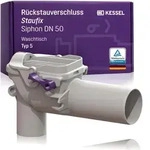 Kessel R&uuml;ckstauverschluss Staufix Siphon 73051 DN 50, f&uuml;r Waschtisch-Siphons