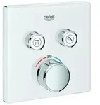 Grohe Grohtherm Smartcontrol Brausethermostat 29156LS0, moon white, mit 2