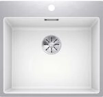 Blanco SUBLINE 500-IF/ASteelFrame Sp&uuml;le 524114 54,3x51cm, PuraDur wei&szlig;, Einbau von