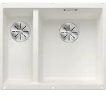 Blanco Subline 340/160-u Sp&uuml;le 523562 55,5x46cm, PuraDur wei&szlig;, rechts, f&uuml;r