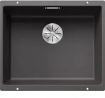 Blanco Subline 500-u Sp&uuml;le 523433 53x46cm, PuraDur felsgrau, f&uuml;r Unterbau