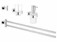 Grohe Essentials Cube 4 in 1 Bad-Set 40847001 chrom