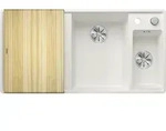 Blanco Axia iii s-f Sp&uuml;le 523486 99x50cm, PuraDur wei&szlig;, rechts, mit