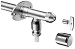 Schell Polar II frostsichere Au&szlig;enwandarmatur 039960399 DN 15, mattchrom,