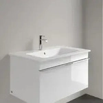 Villeroy und Boch M&ouml;bel-Waschtisch 41048LRW 80 x 50 cm, mit Hahnloch, mit...