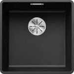Blanco Subline 400-f Sp&uuml;le 523475 42,7x42,7cm, PuraDur anthrazit, f&uuml;r Unterbau