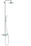 Grohe Euphoria Duschsystem 26510000 Aufputz-Wannen-Thermostat, Duscharm 450mm, chrom